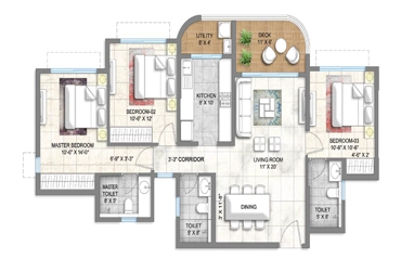 Lodha Corinthia ground floor plan